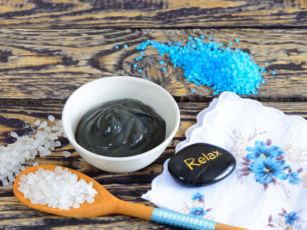 black healing clay - Photo, Image