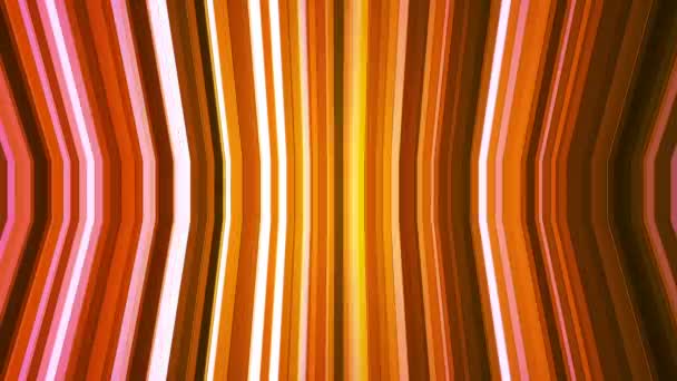 Uitzending Twinkling verticale gebogen Hi-Tech strips, Orange, abstract, loop able, HD - Video