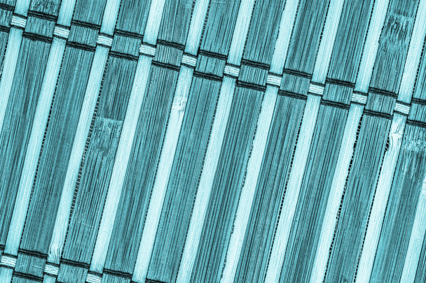 Bambu yer Mat camgöbeği Grunge doku örneği - Fotoğraf, Görsel