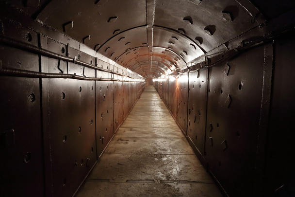 Starý bunkr koridor - Fotografie, Obrázek