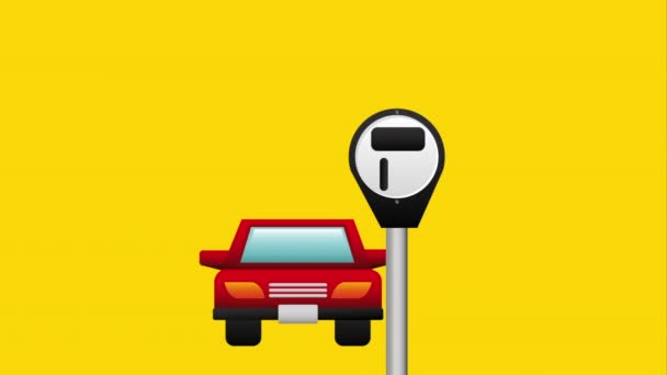 Parking icon design - Footage, Video