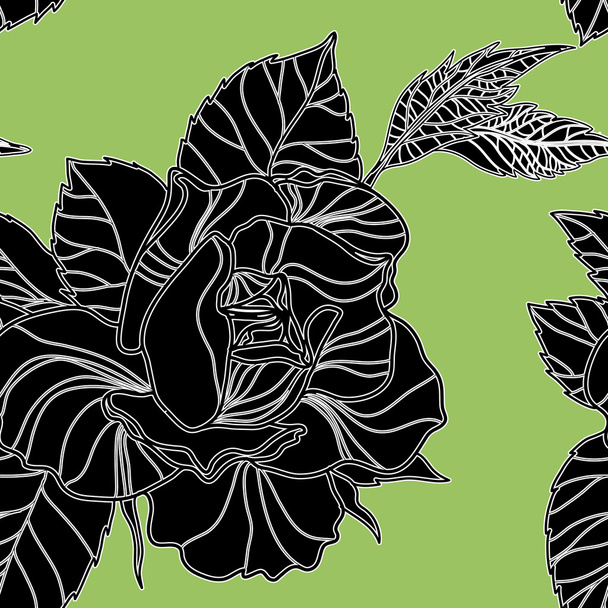 Vector seamless floral pattern - ベクター画像