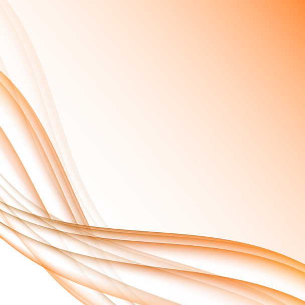 Оранжевые и белые волны современный футуристический абстрактный фон
 - Вектор,изображение
