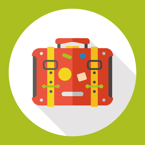 equipaje icono plano icono elemento
 - Vector, imagen