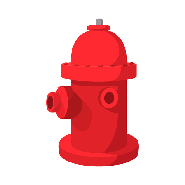 Fire hydrant cartoon icon - Διάνυσμα, εικόνα