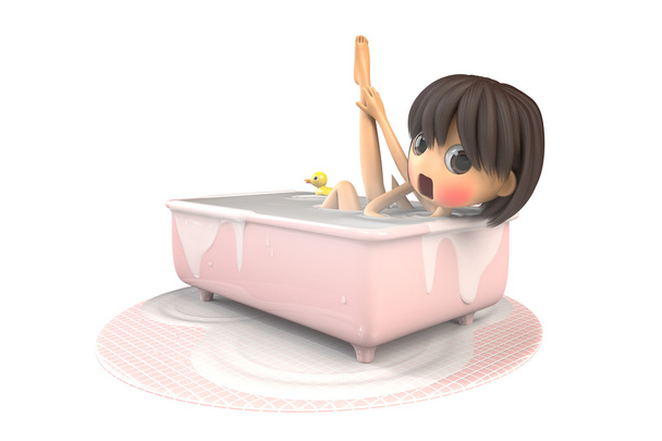 Women are bathing and blush - Photo, Image