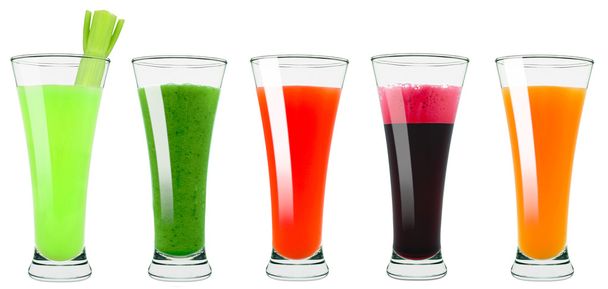 vegetable juices isolated - Φωτογραφία, εικόνα