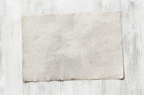 Blank paper on wooden background - Photo, Image