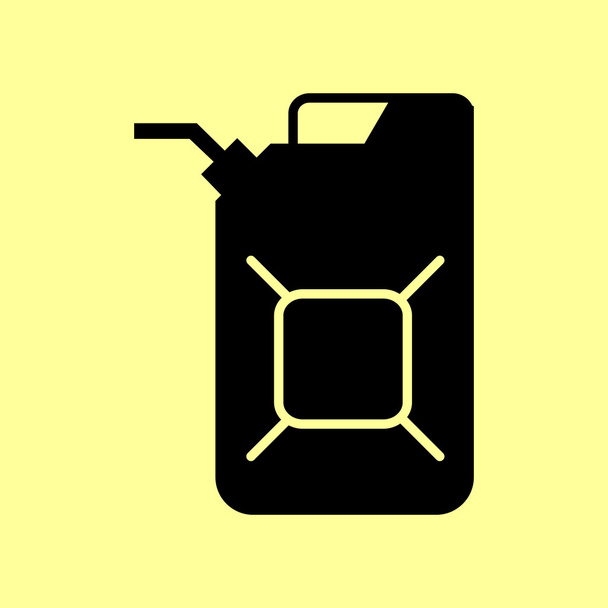 Jerrycan öljy merkki
 - Vektori, kuva