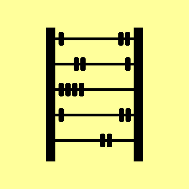 Sinal de retro abacus
 - Vetor, Imagem