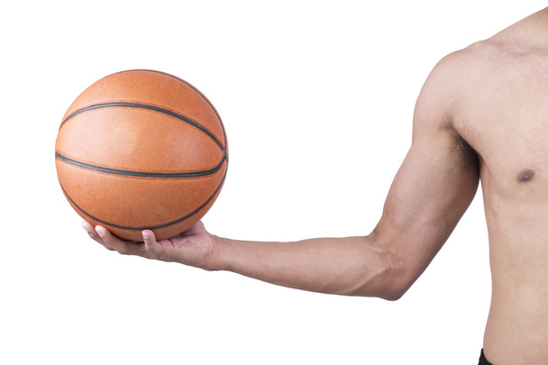 tělo muže basketbal - Fotografie, Obrázek
