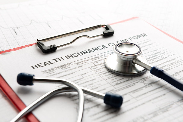 Health insurance form - Foto, imagen