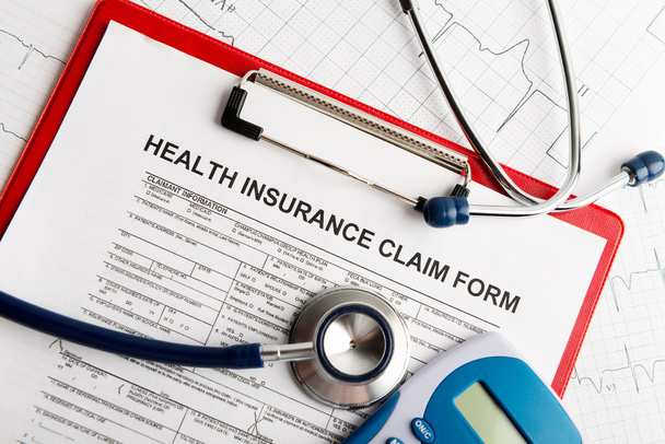 Health insurance form - Φωτογραφία, εικόνα