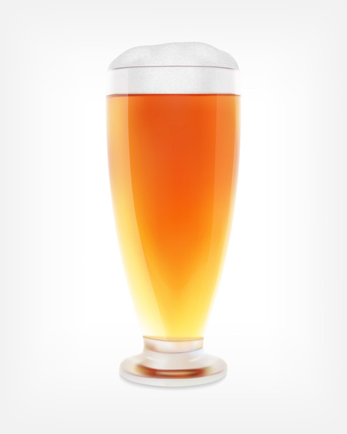 бокал пива - Вектор,изображение