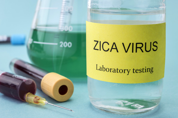 Testler için araştırma, Zica virüs (Zikv), kavram sağlık ilaç - Fotoğraf, Görsel