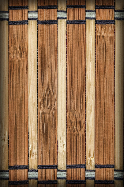 Bamboe placemat vignet Grunge textuur monster - Foto, afbeelding