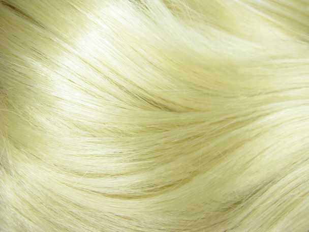 Blond hair texture background - Photo, Image