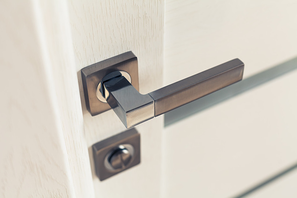steel door handle - Photo, Image
