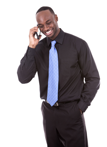 handsome black businessman - Zdjęcie, obraz