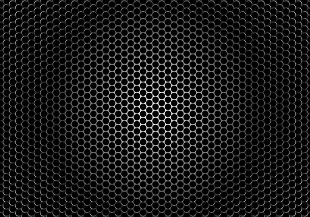 Closeup spreker grille textuur - Vector, afbeelding