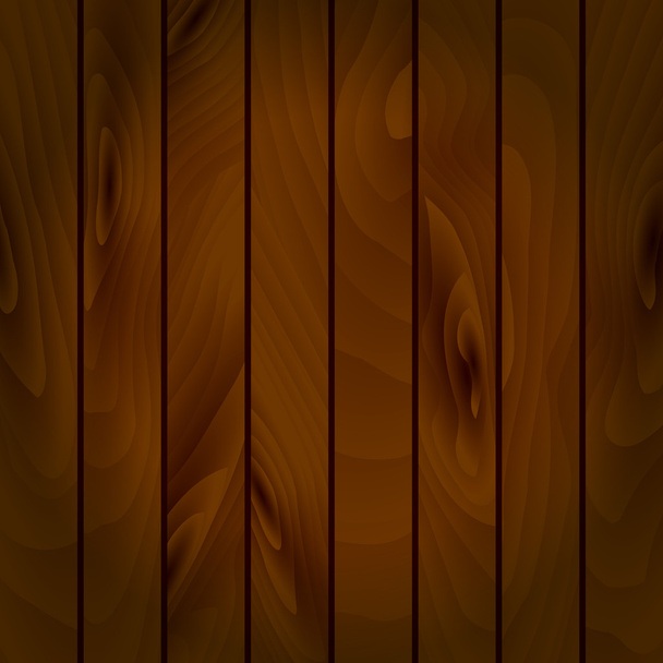 Realistic vector texture of wooden boards. - Vektör, Görsel