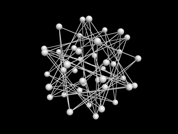 Star shape molecular structure - Fotó, kép