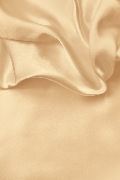 Smooth elegant golden silk as wedding background. In Sepia toned - Photo, image