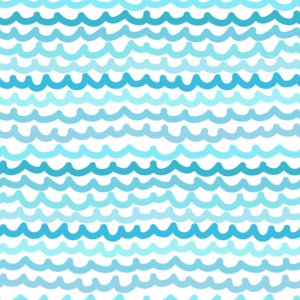 Cute seamless wavy background - Vector, afbeelding