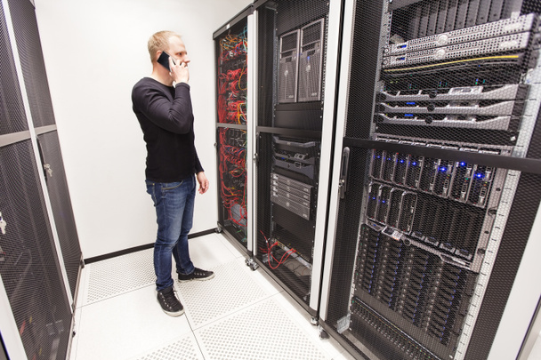 It consultant work in large datacenter - Photo, Image