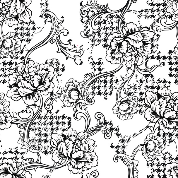 Eclectic fabric plaid seamless pattern - Vektori, kuva