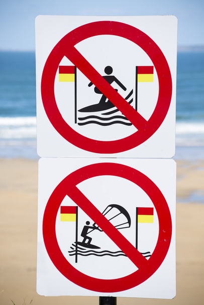 varovné signály pro surfaře - Fotografie, Obrázek