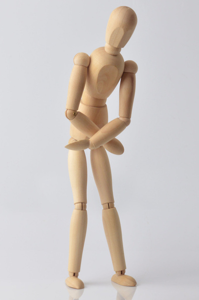 Single wooden dummy - Фото, изображение