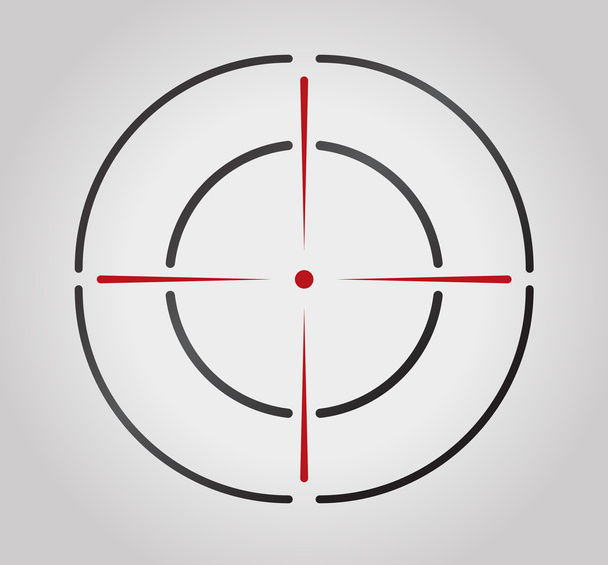 Crosshair, reticle, viewfinder, target graphics - Vector, Image