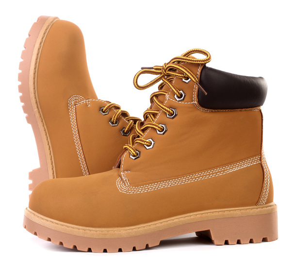 Beige brown working boots - Photo, Image