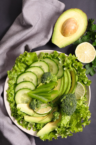 green vegetable salad - Photo, Image