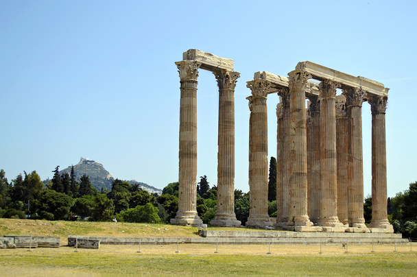 Atina Yunanistan Olimpiya-Zeus Tapınağı - Fotoğraf, Görsel