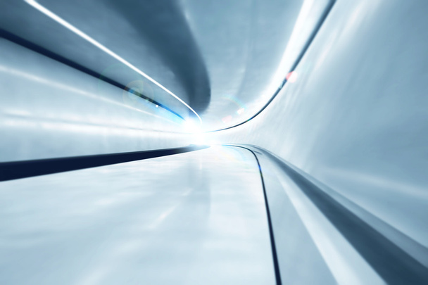 futurystyczny tunelu ze światła - Zdjęcie, obraz