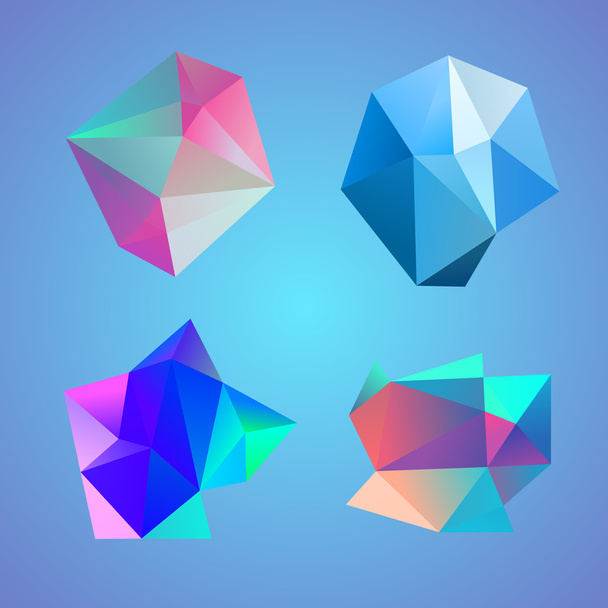Polygonal decorational element - Vector, imagen