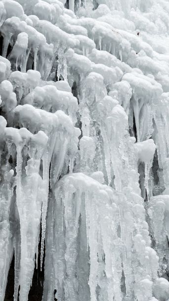 Eisfall - Brankovsky Wasserfall, Slowakei - Foto, Bild