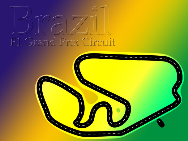 Бразилія Carlos ПАРЄ F1 формула 1 гоночний ланцюга - Фото, зображення