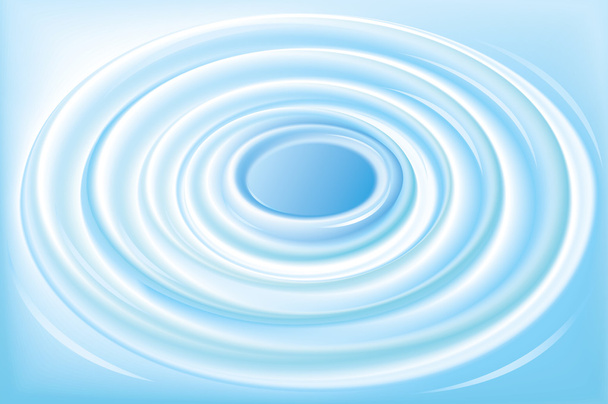 Vector background with concentric circles of water - Vector, Image