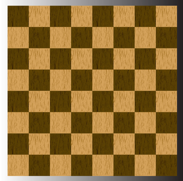 Traditional 2d Wooden Chessboard Illustration - Photo, Image
