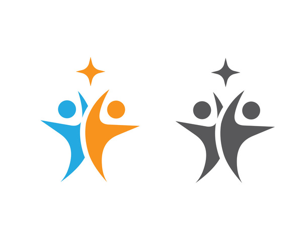 Familie gezondheid logo - Vector, afbeelding