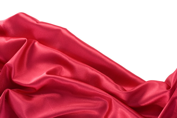 Smooth elegant red silk - Photo, Image