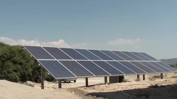 Sluneční baterie systém - Záběry, video