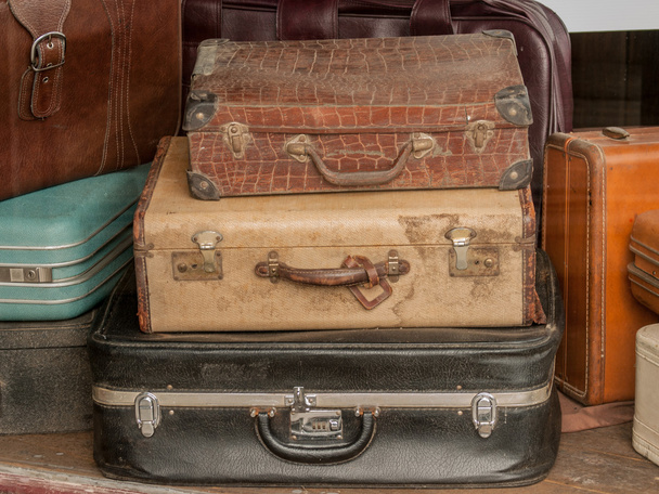 Vintage bavul Kazıklı - Fotoğraf, Görsel