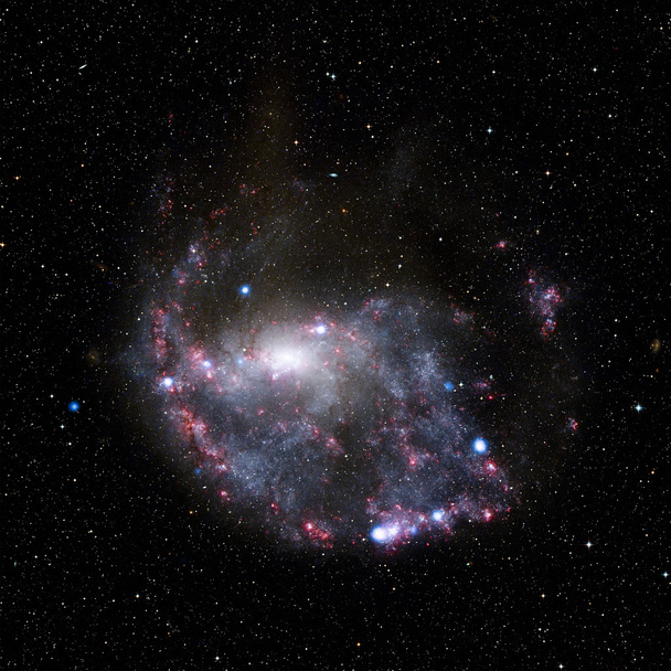 Ver imagen del sistema Galaxy aislado Elementos de esta imagen proporcionados por NASA
 - Foto, imagen