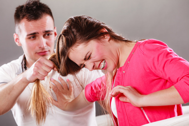 Husband abusing wife - Foto, Imagem