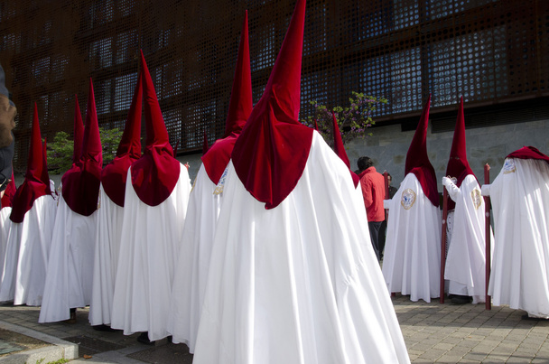 typowe religijnych procesji wielkiego tygodnia, Hiszpania - Zdjęcie, obraz