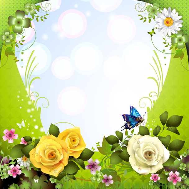Springtime background - Vector, Image